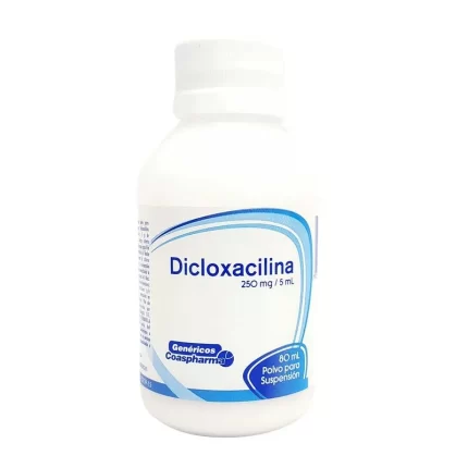 Dicloxacilina 250 Mg/5 Ml Frasco X 80 Ml