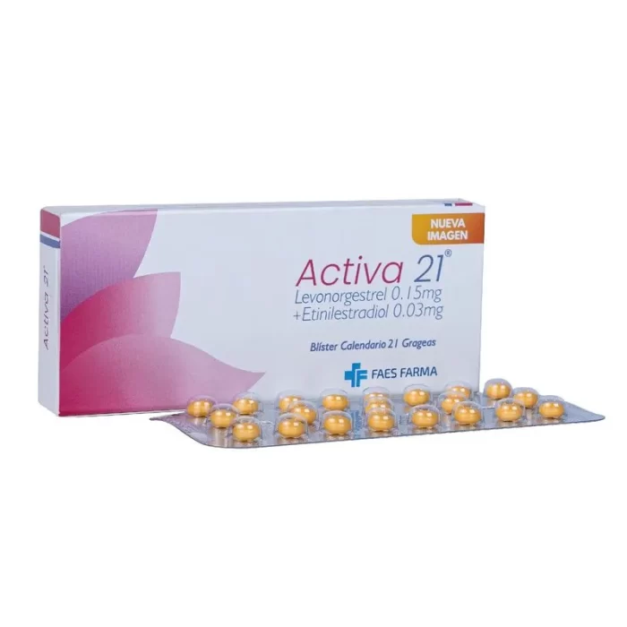 Activa 21 Tabletas Recubiertas (0.03+0.15) mg Caja X 21 - Imagen 1