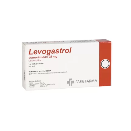 LEVOGASTROL 25 MG COMPRIMIDO CAJA X 15 COM