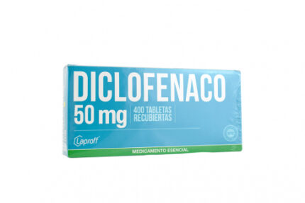 Diclofenaco 50 Mg Caja Con 400 Tabletas Recubiertas