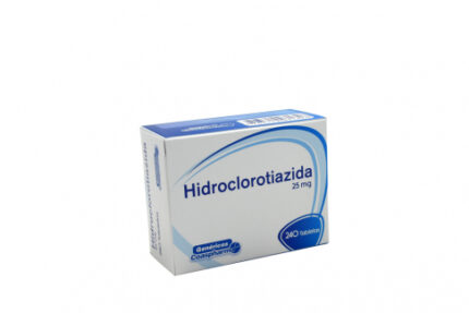 HidrocLOROTIAZIDA 25 mg Coaspharma Caja Con 240 Tabletas