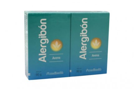 Jabón Alergibón Avena Caja Con 2 Barras Con 90 g C/U