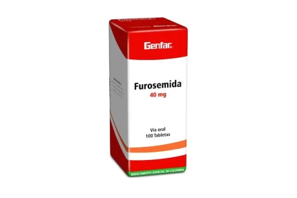 FUROSEMIDA 40 Mg Caja Con 100 Tabletas
