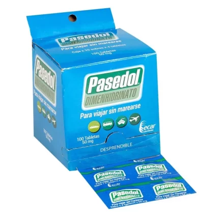 Pasedol 50 Mg Caja X 100 Tabletas