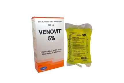 Venovit 5% Solución Estéril Apirógena Caja Con Bolsa En Pvc Con 500 Ml